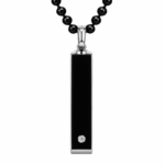 Black Prism with Stone