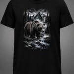 Black Grizzly Bear Wilderness T-Shirt